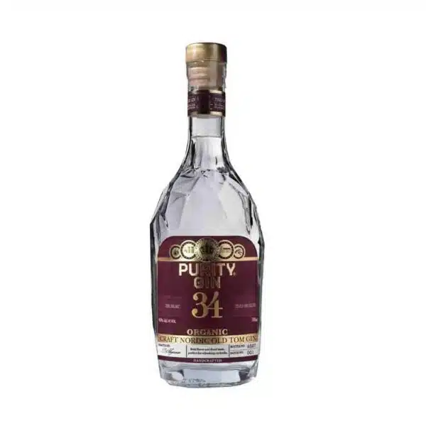 Fles Purity Old Tom Gin.