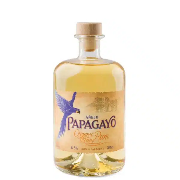 Fles Papagayo Organic Golden Rum