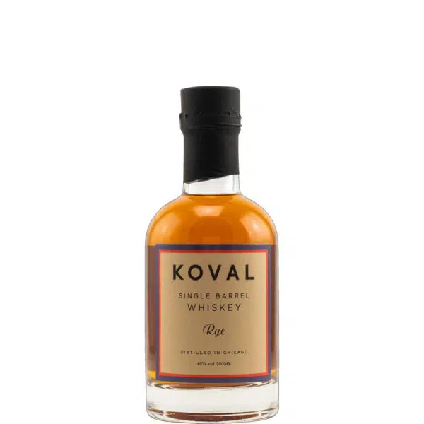 Fles Koval Single Barrel Rye Whiskey 200ml