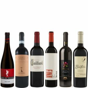 Proefdoos rode biologische luxe wijnen