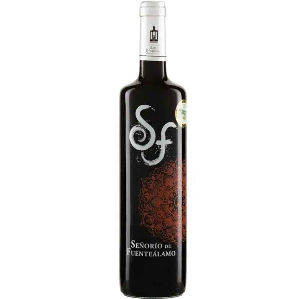 Fles San Dionisio Monastrell wijn.