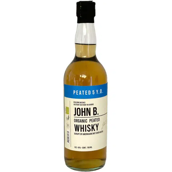 John B. Organic Single Malt Peated Whisky 5 Jr