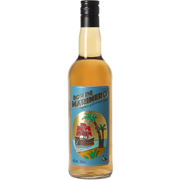 Fles Ron de Marinero Oro biologische Fairtrade rum