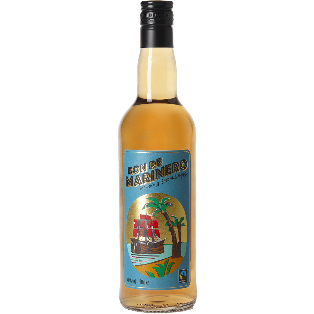 Fles Ron de Marinero Oro biologische Fairtrade rum