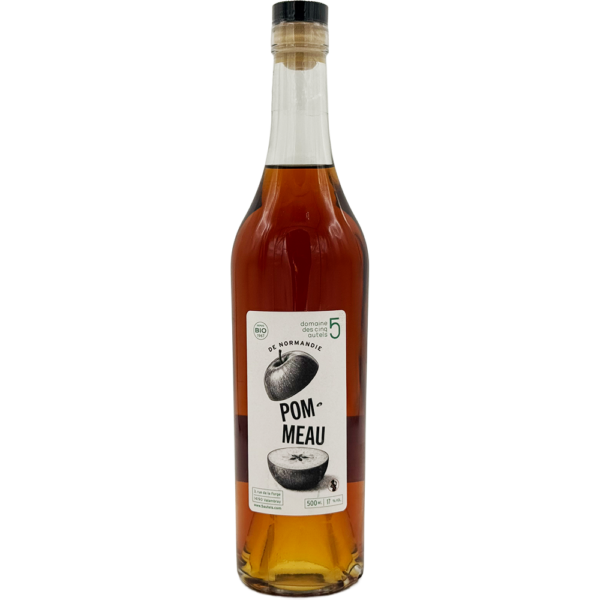 5 Autels Pommeau 50cl biologische pommeau uit Normandië van Calvados en appelsap