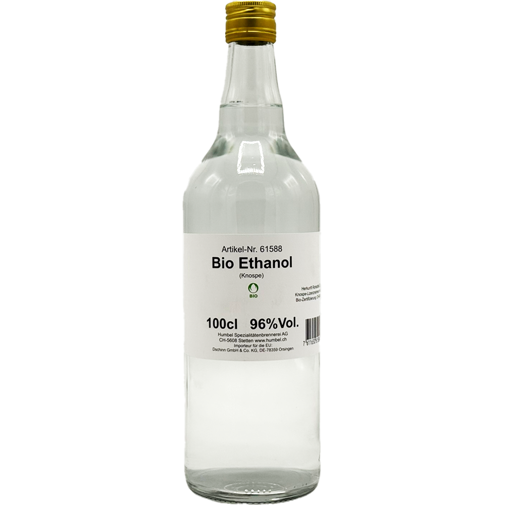 Biologische Alcohol Ethanol 96% (1000ml)