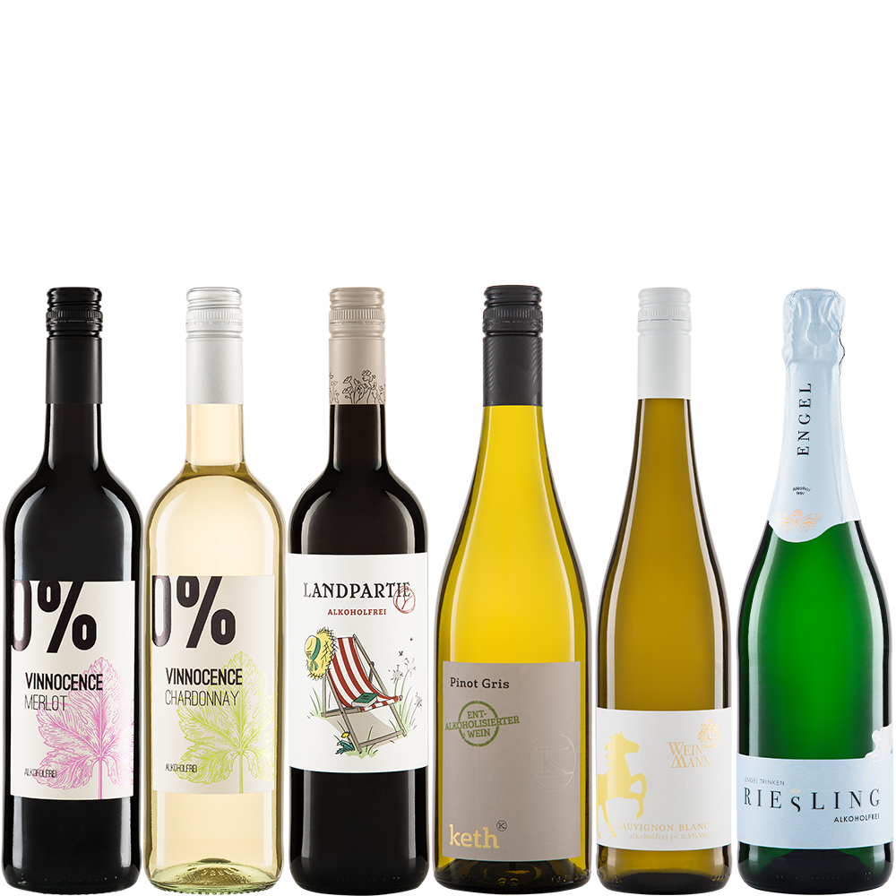 Wijnpakket Biologische Alcoholvrije Wijn – 6 flessen 0% biologisch