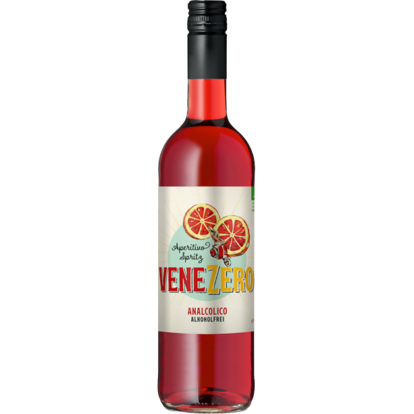 Venezero alcoholvrije spritz 70cl met bloedsinaasappel, grapefruit en kruiden