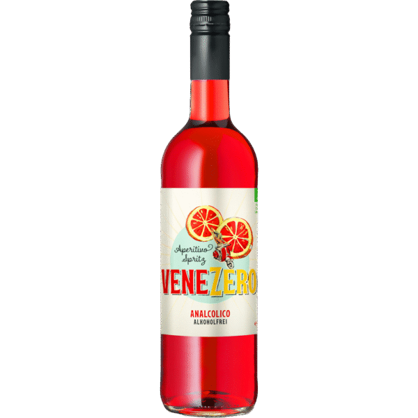 Venezero alcoholvrije spritz 70cl met bloedsinaasappel, grapefruit en kruiden
