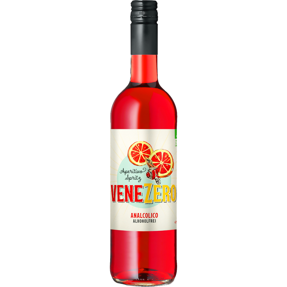 Venezero alcoholvrije spritz 70cl met bloedsinaasappel, grapefruit en kruiden