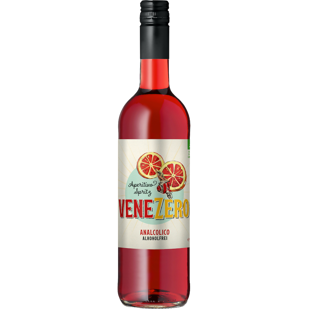 Venezero alcoholvrije spritz 70cl met bloedsinaasappel, grapefruit en kruiden