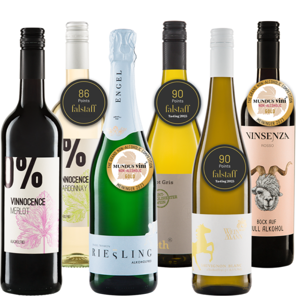Wijnpakket Biologische Alcoholvrije Wijn – 6 flessen 0% biologisch