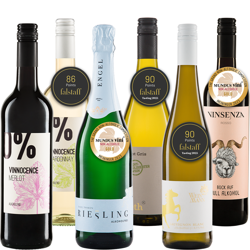 Wijnpakket Biologische Alcoholvrije Wijn – 6 flessen 0% biologisch