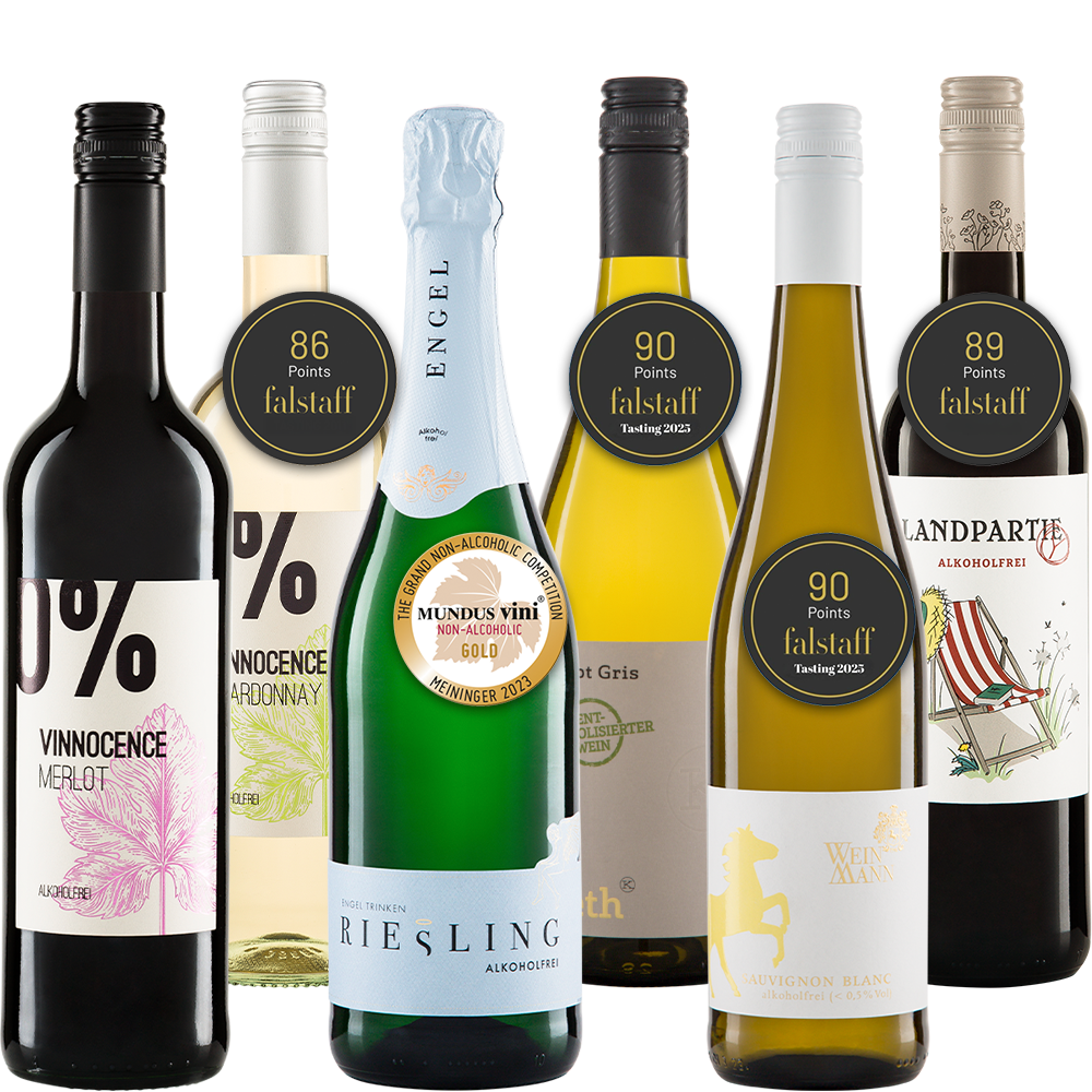 Wijnpakket Biologische Alcoholvrije Wijn – 6 flessen 0% biologisch