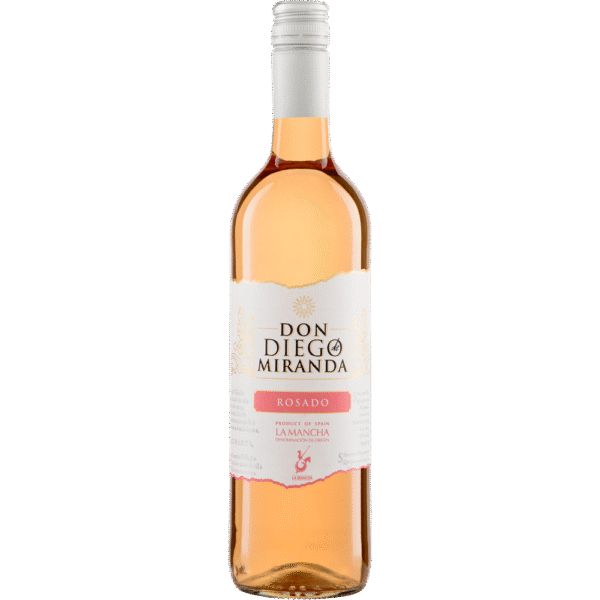 Don Diego Rosado biologische rosé met tonen van framboos, aardbei en kers