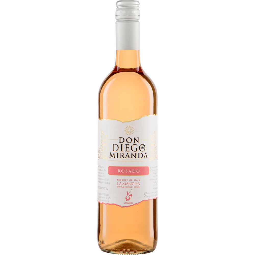 Don Diego Rosado biologische rosé met tonen van framboos, aardbei en kers