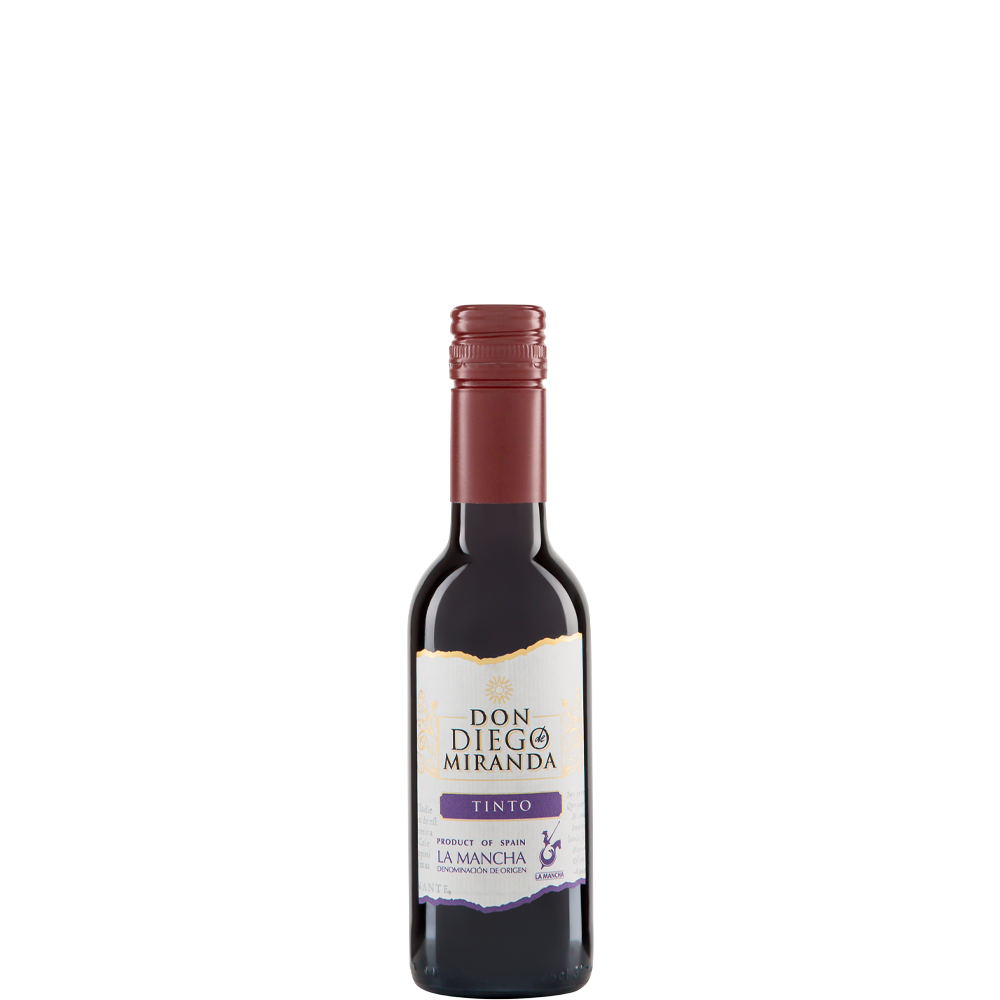 Don Diego Tinto Tempranillo 250ml – Biologische rode wijn in klein flesje
