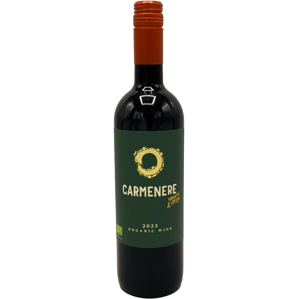 Emiliana O Carménère biologische rode wijn uit Chili met kersen en pruimen
