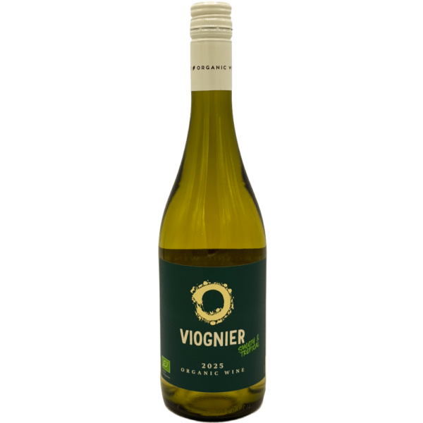 Emiliana O Viognier biologische witte wijn uit Chili met tropisch fruit en florale tonen