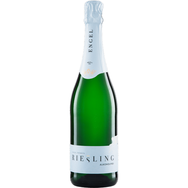 Fles Engel Riesling Alcoholvrij – biologische alcoholvrije mousserende wijn van Riesling