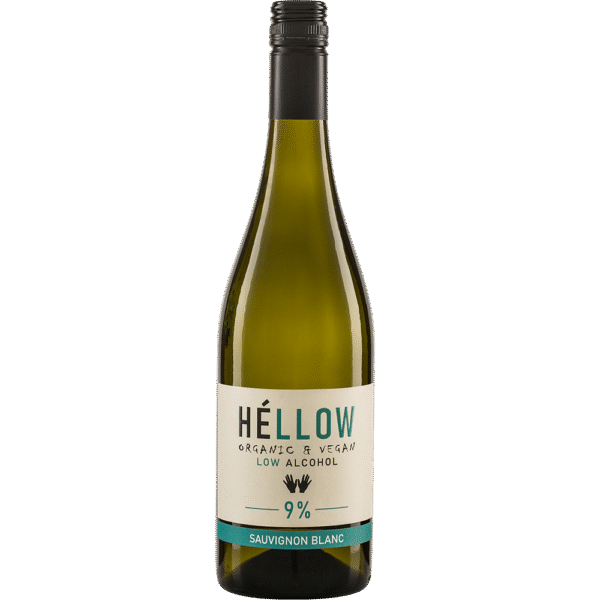 Biologische witte wijn fles HÉLLOW Sauvignon Blanc Low Alcohol uit Spanje