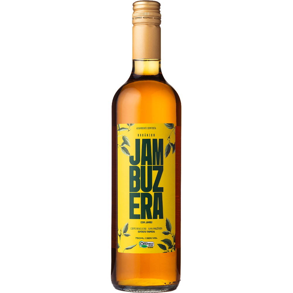 Jambuzera Cachaça biologisch vegan uit Brazilië met Jambu en eikenhoutrijping 1000 ml