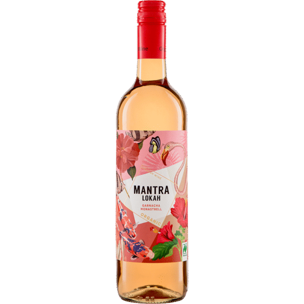 Fles Mantra Lokah Garnacha-Monastrell Rosé 2024 biologische roséwijn