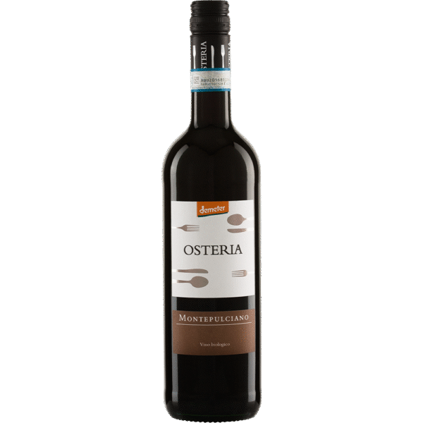 Fles Osteria Montepulciano 2022 – Biodynamische rode wijn uit de Abruzzen