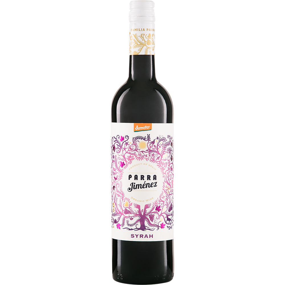Fles Parra Syrah 2024 – Biologische rode wijn met kruidige en fruitige tonen