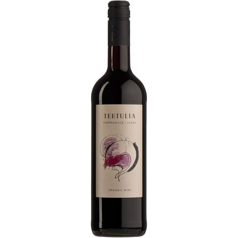 Fles Tertulia Tempranillo-Syrah 75cl – Biologische Tempranillo rode wijn uit Spanje