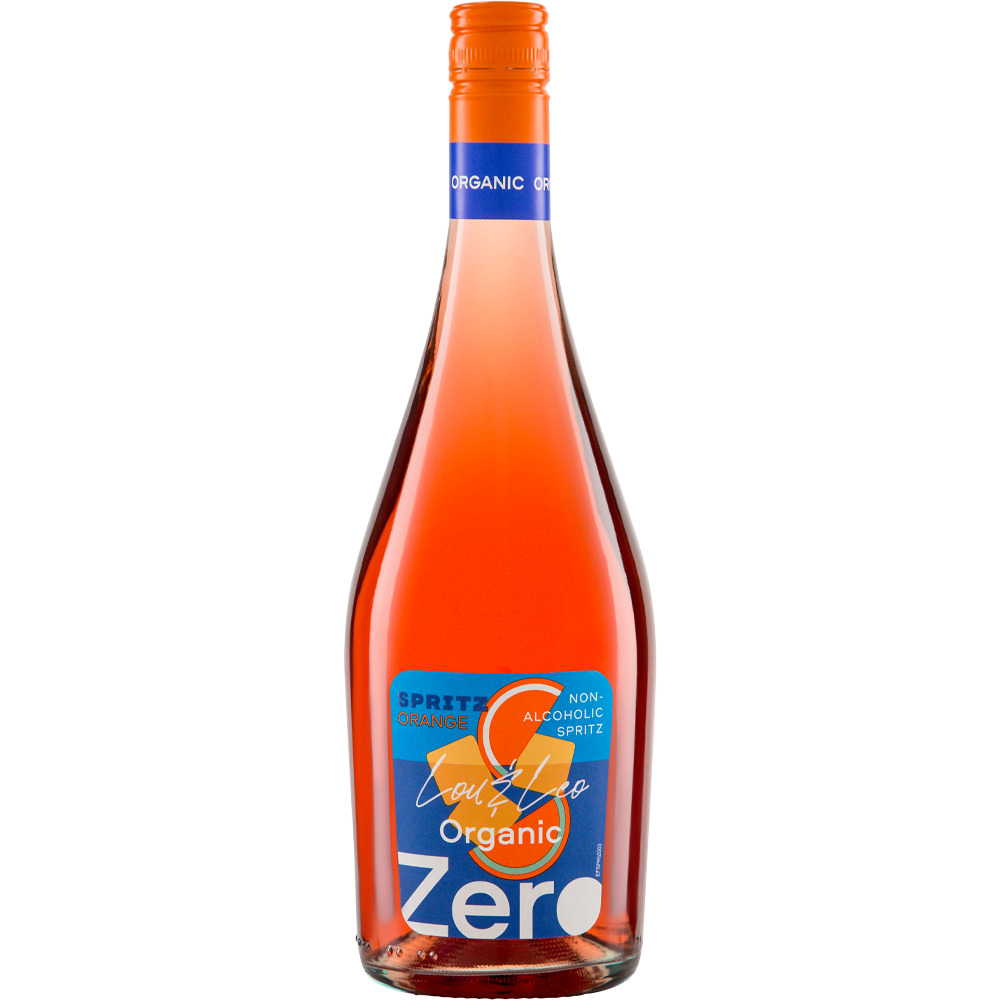Spritz Lou & Leo Alcoholvrij biologische spritz uit Emilia Romagna Italië met citrus en kruidige smaak