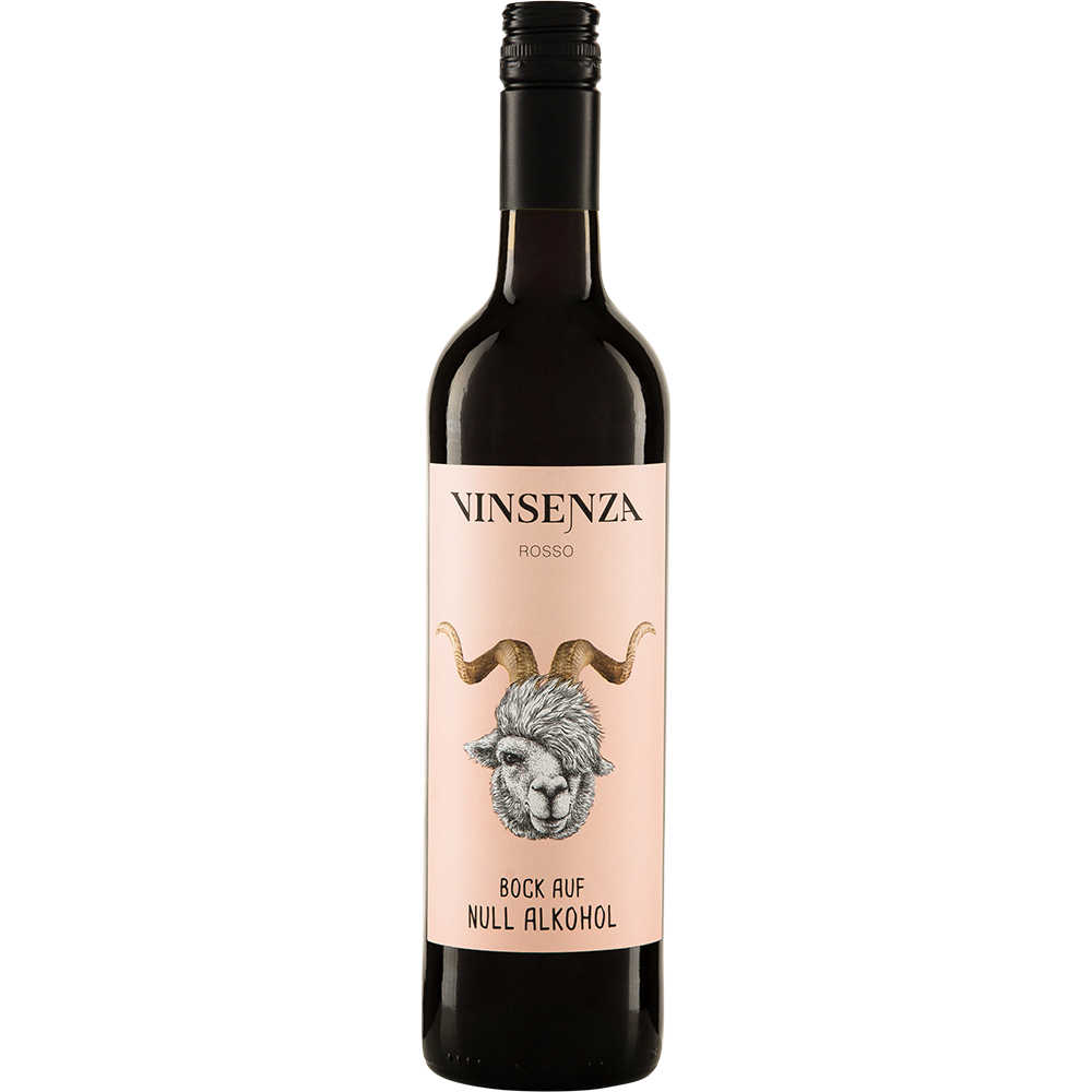 Vinsenza Rosso Alcoholvrij biologische rode wijn uit Spanje met fruitige tonen van kers en pruim