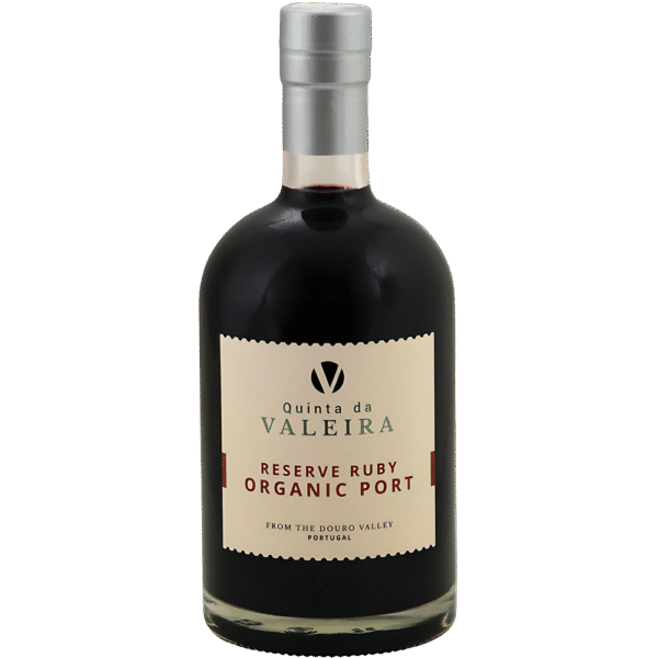Fles Quinta da Valeira Reserve Ruby biologische veganistische port uit Douro Portugal