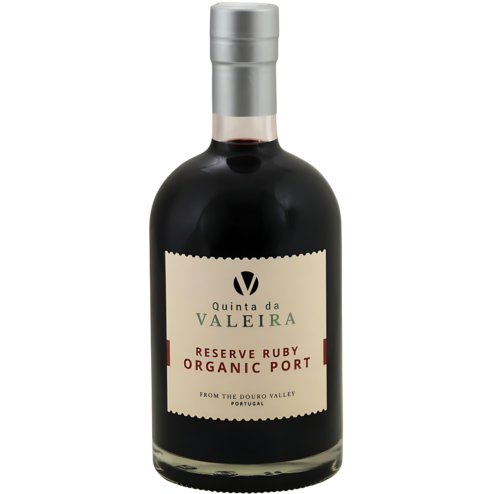 Fles Quinta da Valeira Reserve Ruby biologische veganistische port uit Douro Portugal