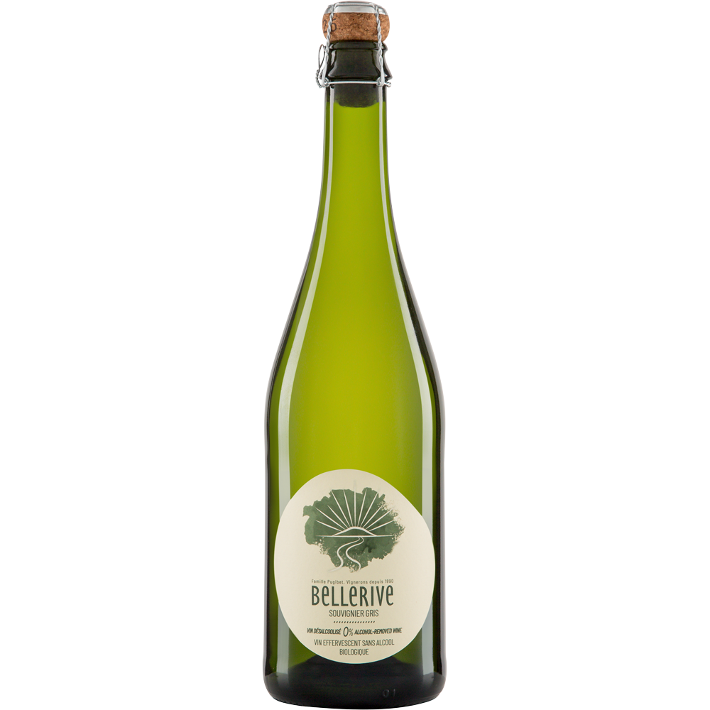 Bellerive Blanc Effervescent Alcoholvrij biologische alcoholvrije bubbel uit Frankrijk