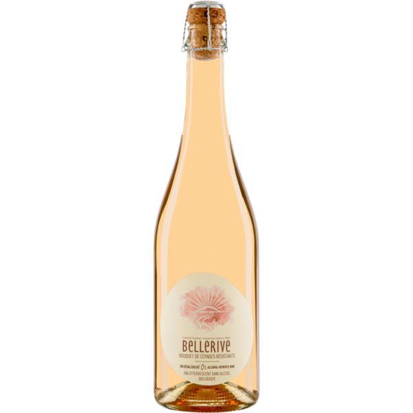 Bellerive Rosé Effervescent Alcoholvrij biologische alcoholvrije rosé met bubbels