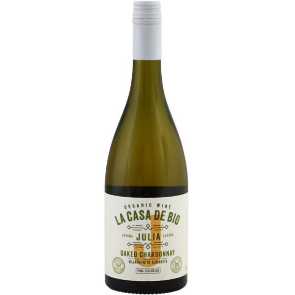 La Casa de Bio Julia Oaked Chardonnay biologische houtgerijpte chardonnay uit Spanje
