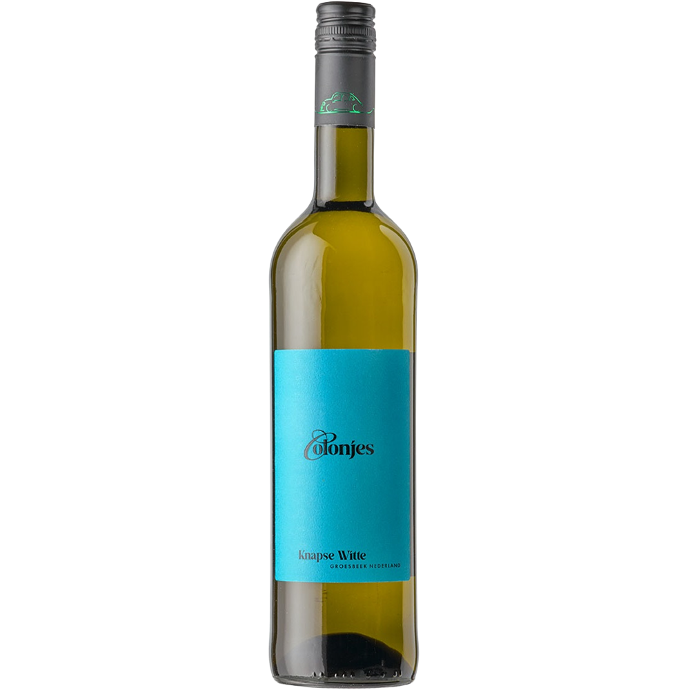 Colonjes Knapse Witte biologische Nederlandse witte wijn van Wijndomein Colonjes in Groesbeek