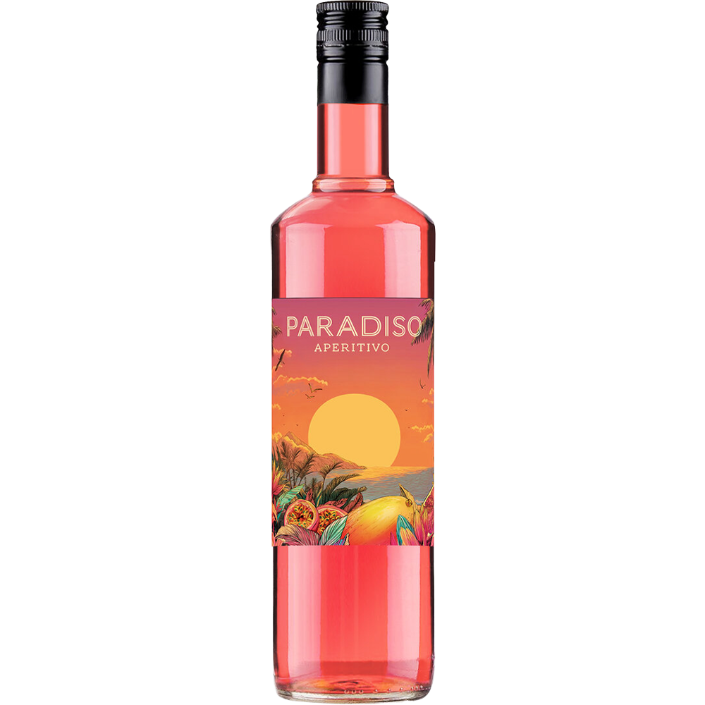 Paradiso Aperitivo Spritz biologische aperitief uit Italië met roze grapefruit mango en passievrucht